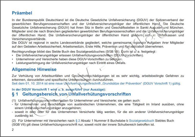 Unterweisungsbuch für die Unfallschutzbelehrung Arbeitsschutz 7