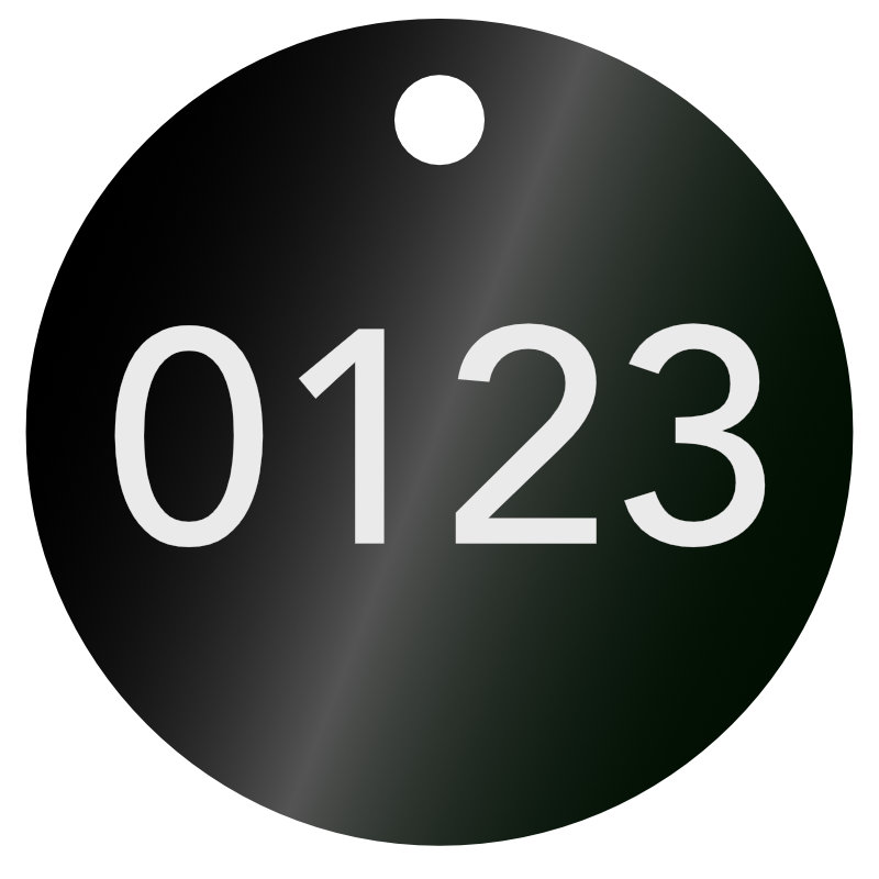 Baummarken, Baumplaketten, ø 40 mm, Stärke 1 mm, Aluminium eloxiert, Laserbeschriftung, Baummarken, Baumplaketten, ø 40 mm, Stärke 1 mm, Aluminium eloxiert, Laserbeschriftung,