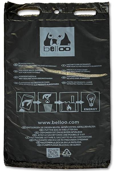 Belloo Hundekotbeutel schwarz 1